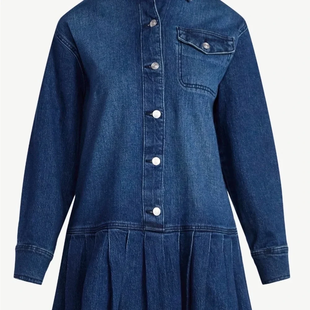 Denim Button-Up Dress - Picture 4 of 4